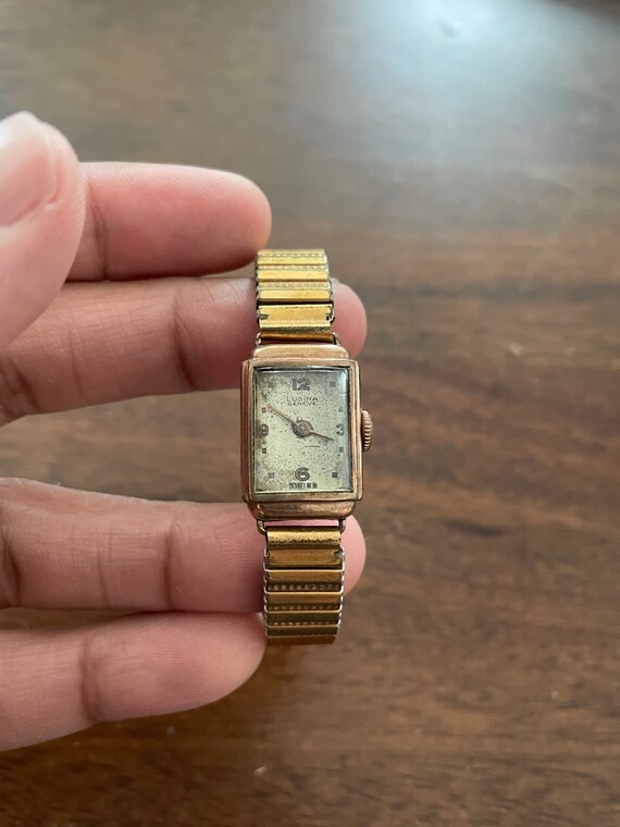 Lusina Geneve Swiss Vintage Watch Etsy UK