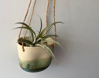 Hanging Ceramic Planter | Artistic Gift for Plant Lovers