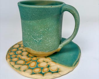 Ceramic Mug and Coaster Set