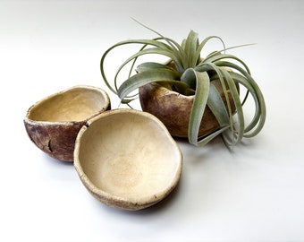 Rustic & Earthy Handmade Bowls | Organic Tableware | Natural Clay Bowls | Pinch Pottery