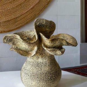 Artistic Sculptural Vase | Collectible Art | Contemporary Ceramic Artwork