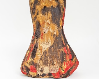 Sculpted Earth Ceramic Sculpture | Contemporary Ceramic Vase