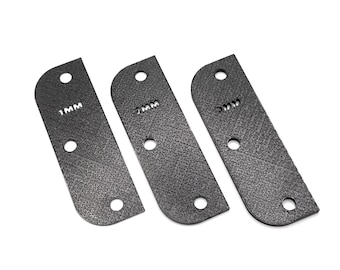 Door Hinge Shims (Set of 3) Hinge Spacer For Interior and Exterior Door Alignment - No More Door Stops