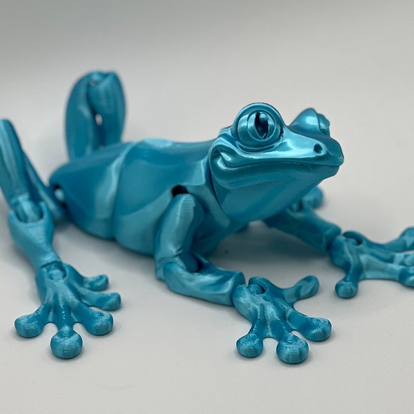 Articulated Tree Frog / Magnetic Feet / Fidget Toy