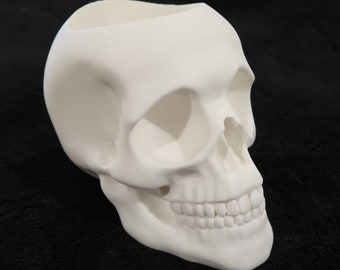 Lighted Halloween Decorations - 3D Printed Pumpkins, Skulls - with LED Tealight