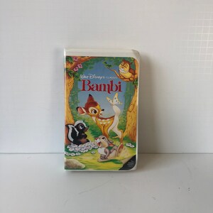 Walt Disney’s Bambi (VHS, 1989) Black Diamond Edition Vintage Clamshell Rare