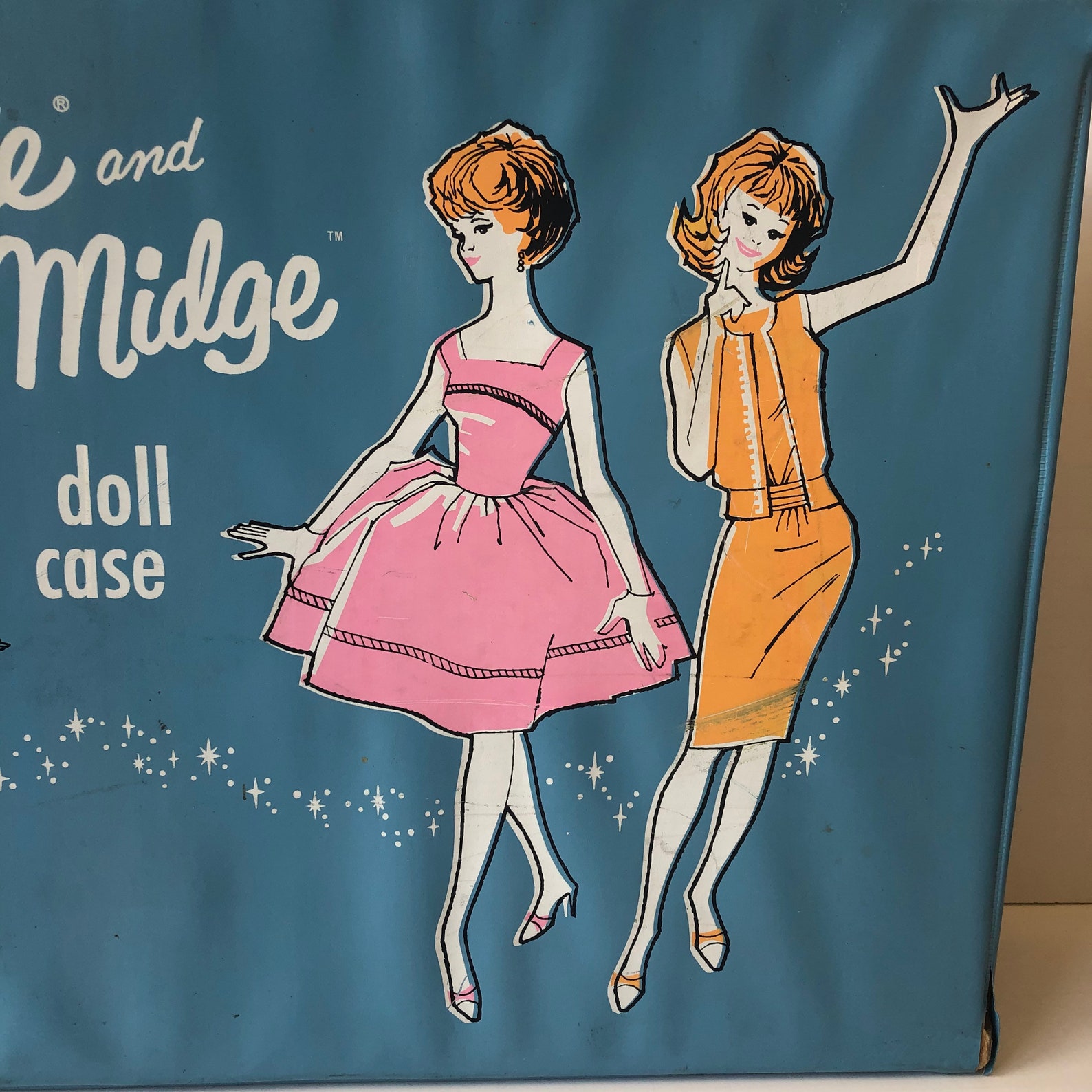 Barbie and Midge Doll Storage Case Vintage 1963 Mattel Vinyl | Etsy