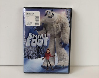 Small Foot DVD 2018 Yeti Bigfoot Sasquatch Nuovo di zecca Sigillato Film per bambini