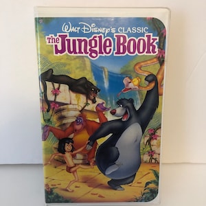 Walt Disney’s The Jungle Book (VHS, 1991) Black Diamond Edition Clamshell Rare