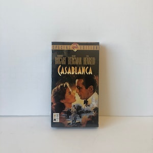 Casablanca (VHS, 2001, Special Edition) Humphrey Bogart Brand New Sealed