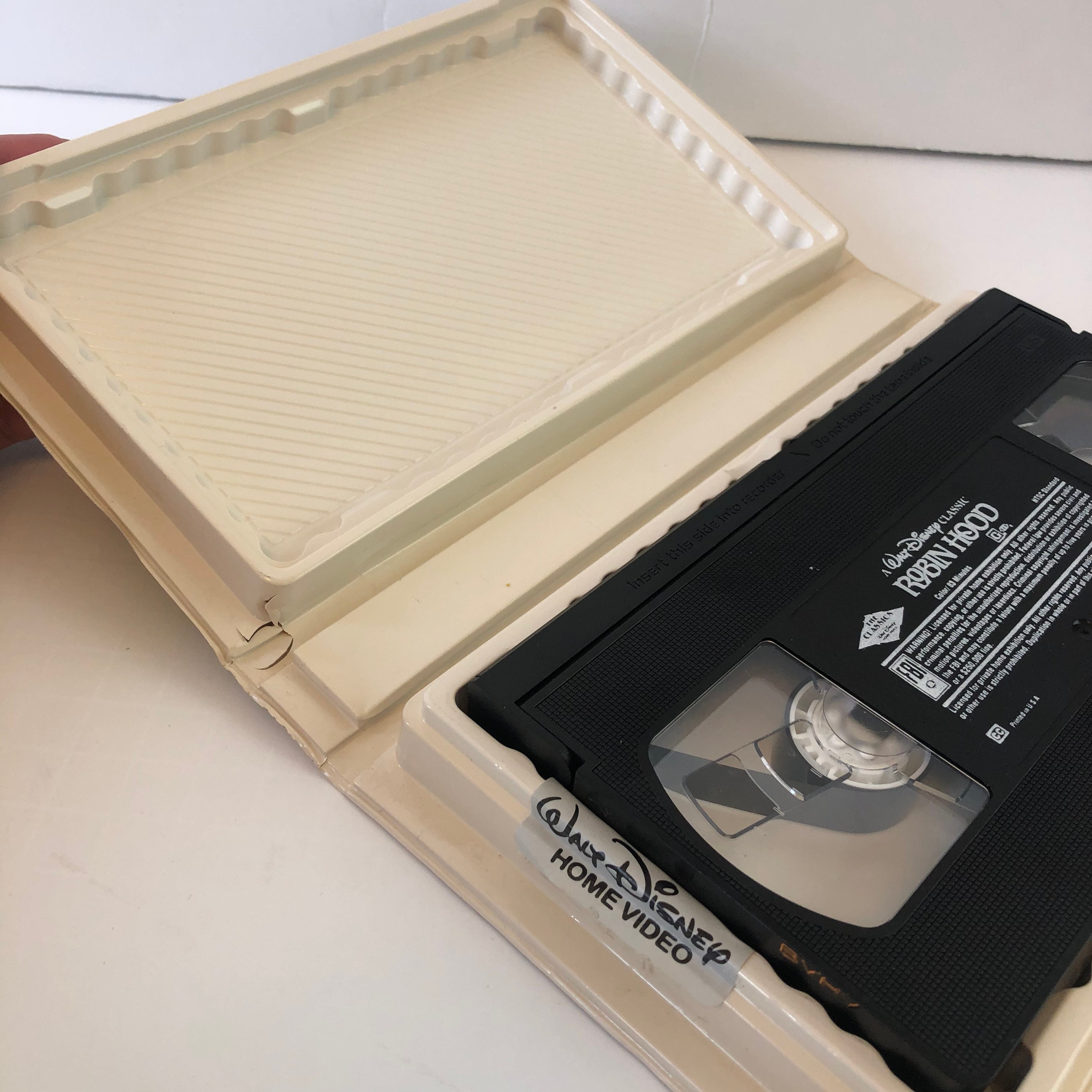 Walt Disneys Robin Hood VHS, 1991 Black Diamond Edition Clamshell - Etsy