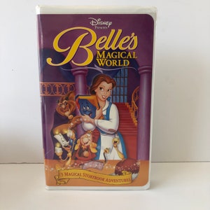 Walt Disney’s Belle’s Magical World (VHS, 1998) Vintage Clamshell Beauty and the Beast