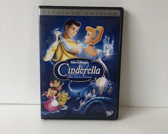 DVD da Cinderela da Disney - Edição Especial Platina com 2 Discos - Muito Bom