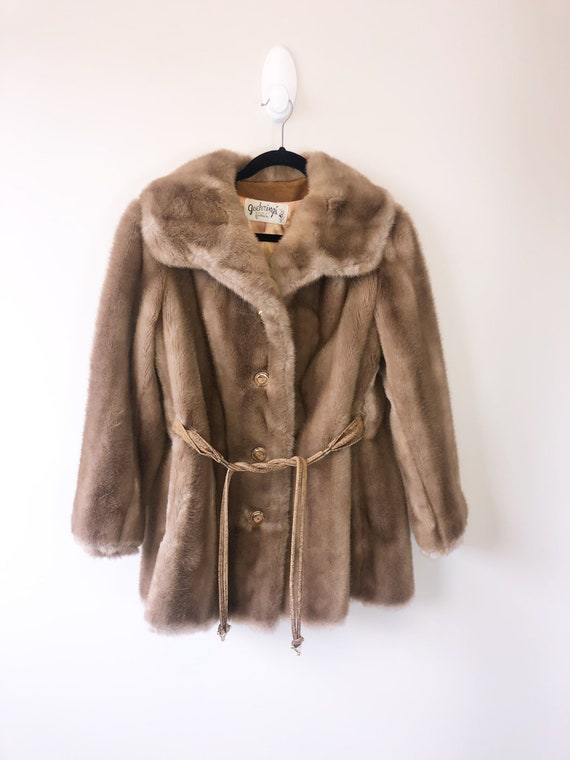 Vintage Glamorous Faux Fur Coat Goehrings Tissavel