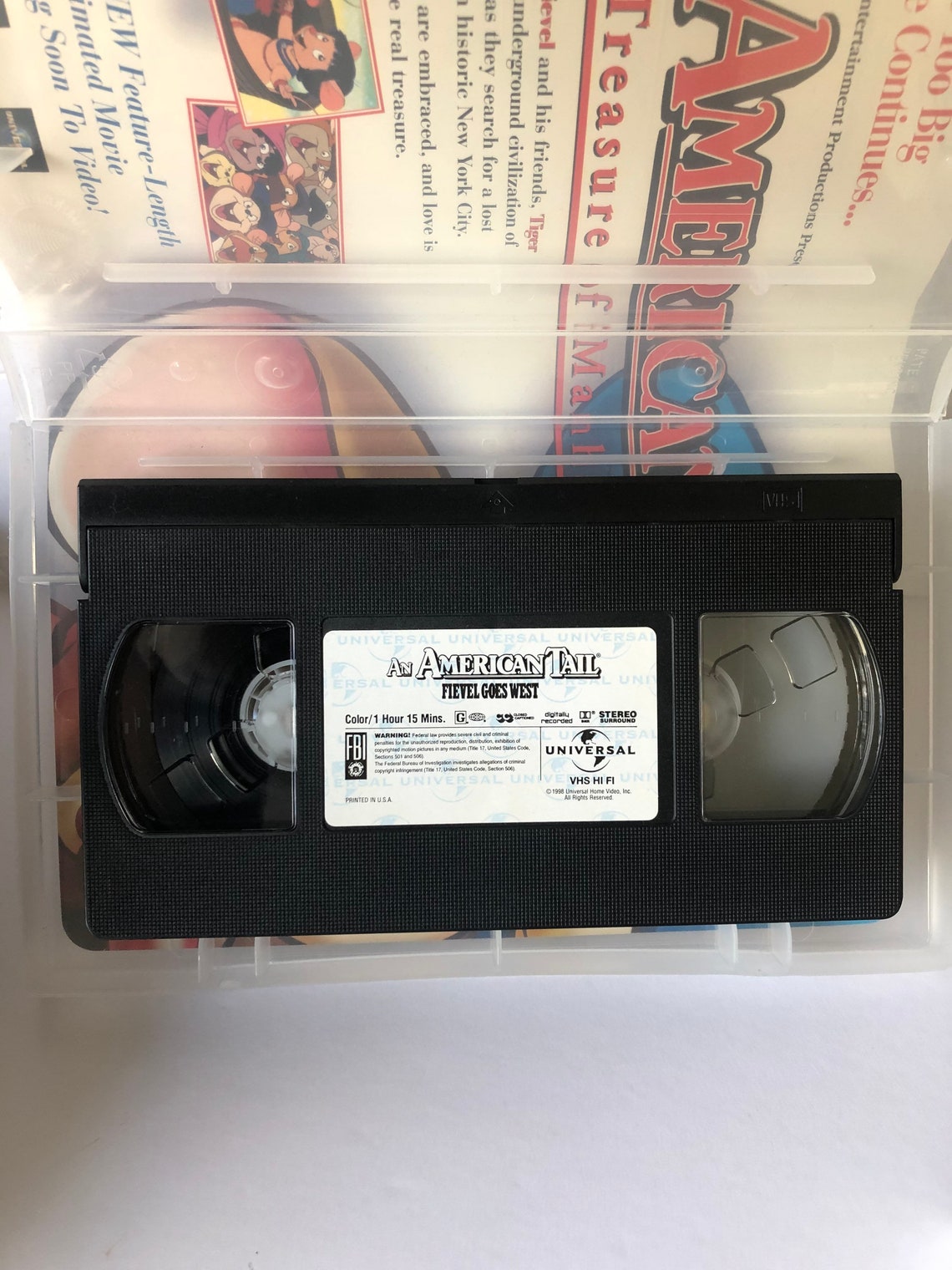 An American Tail Fievel Goes West 1998 Vhs An American Tail Fievel Goes West VHS, 1998 - Etsy