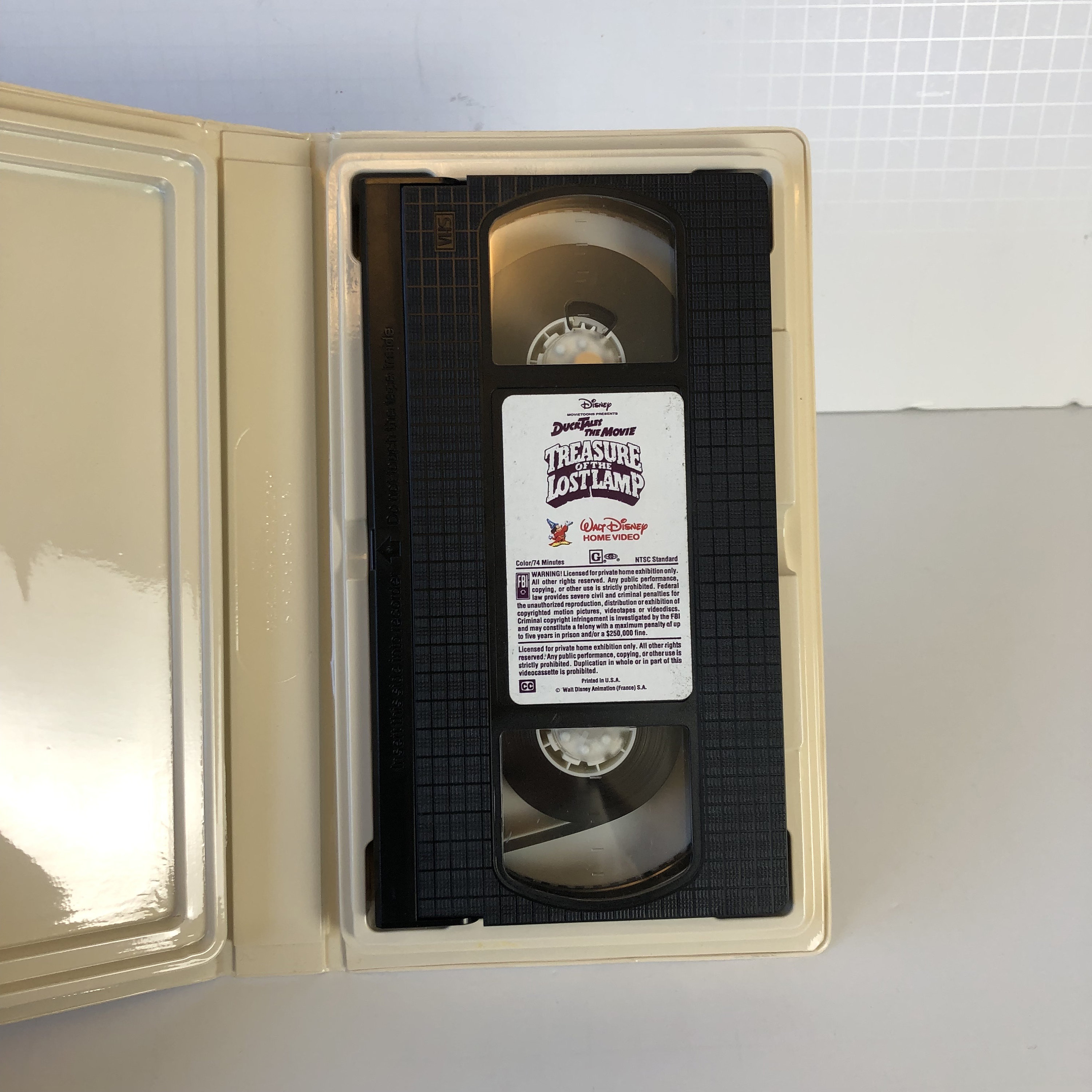 Walt Disneys Ducktales the Movie: Treasure of the Lost Lamp VHS, 1991 ...