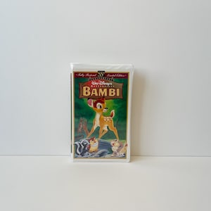 Walt Disney’s Bambi (VHS, 1997) 55th Anniversary Fully Restored Masterpiece Edition Clamshell w/ Original Inserts