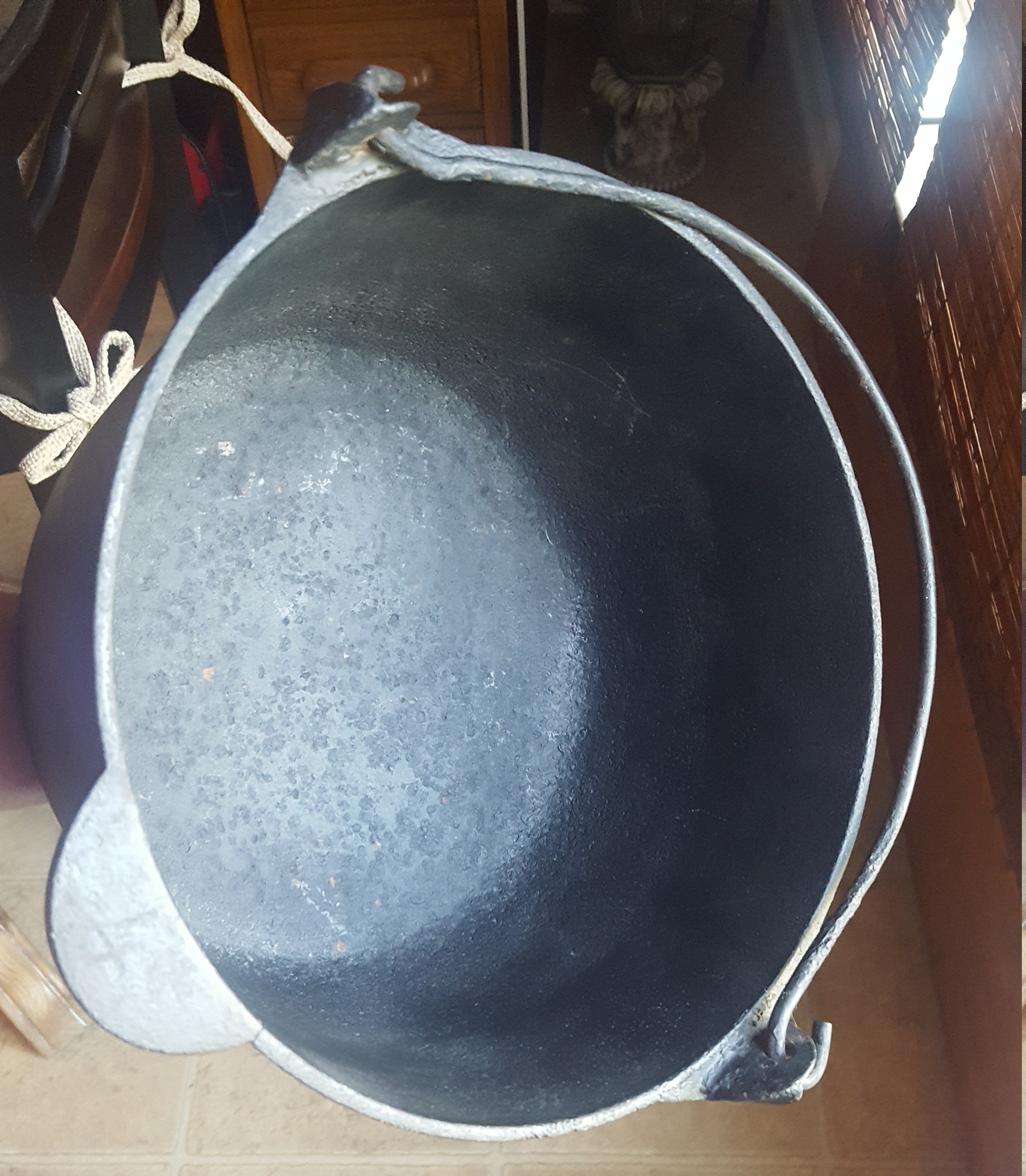 Antique Cast Iron Pot Kettle Skillet Gate Mark Heat Ring Etsy