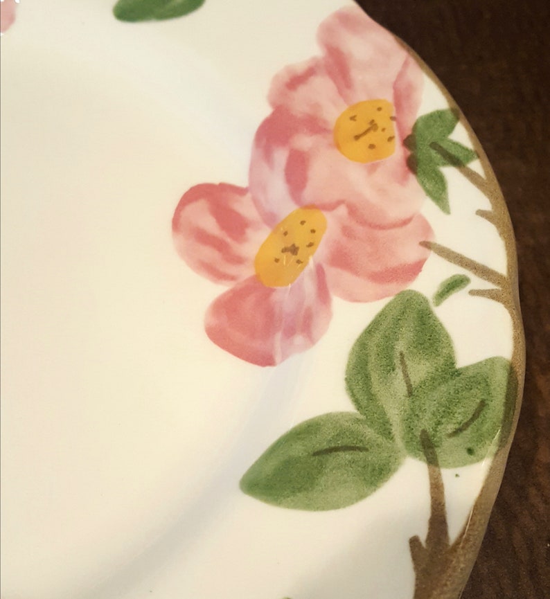 USA dinnerware set all have same Makers Mark vintage dishes plate place setting Franciscan Desert Rose 4 Dinner Plates Dishes ware