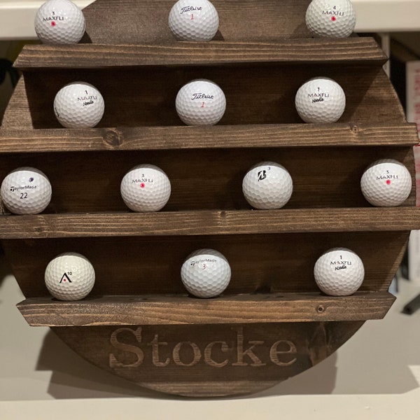 Logo Golf Ball Display Case Etsy