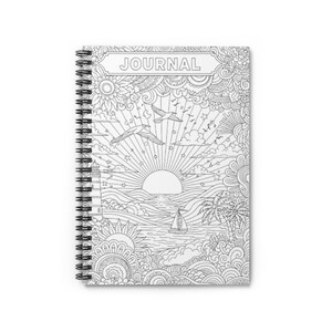 Beautiful Sunset Spiral Notebook for Journaling, Sketching, and Note-taking - Great for Gifts, Travel, Daily Use, and Creativity