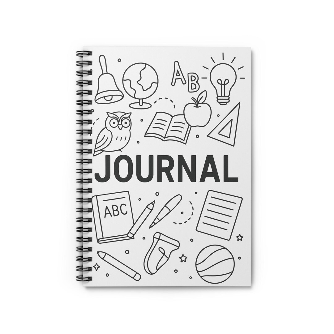 Pupils Notebook Cute Educational Spiral Notebook - Perfect for Students, Teachers, and ...