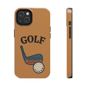 Golf-Themed Tough Phone Case, Durable Phone Cover for Golf Lovers, Unique Gift for Golf Enthusiasts, Sports Accessory, Stylish Case