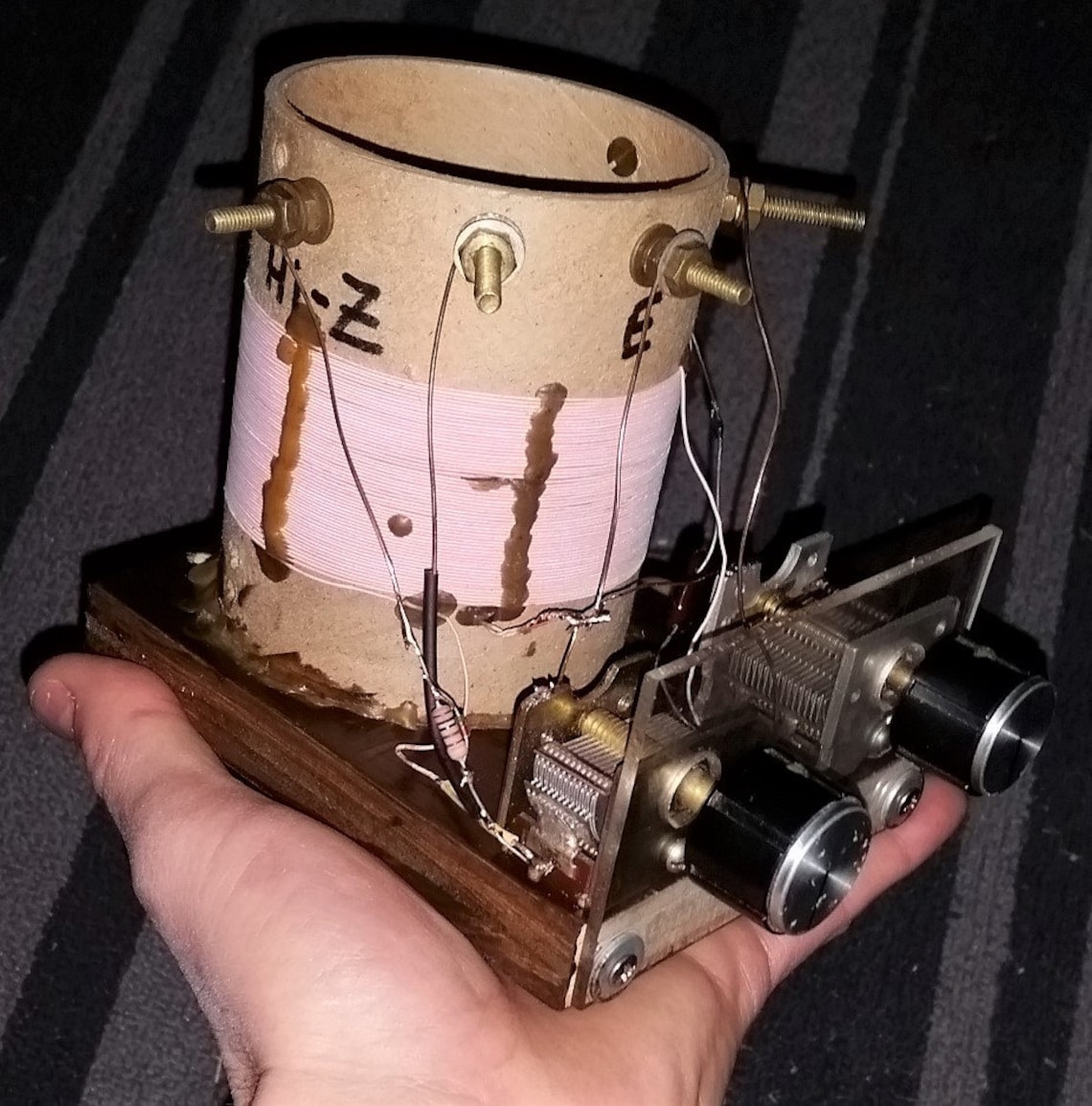 Crystal Radios Cat Whisker Detectors custom builds of Early Etsy