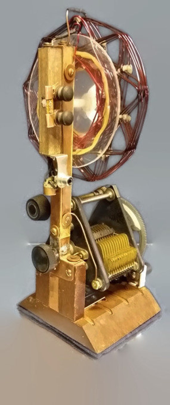 Crystal Radios Cat Whisker Detectors custom builds of Early Etsy