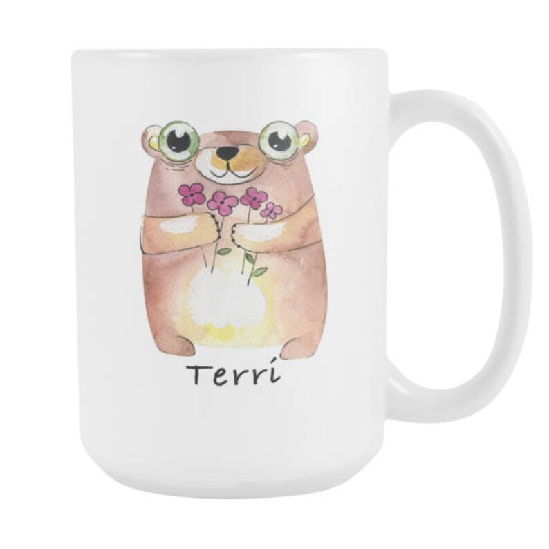 Cute Animal 2 15 Ounce Mug Customizable Gift Unique Cute Etsy UK