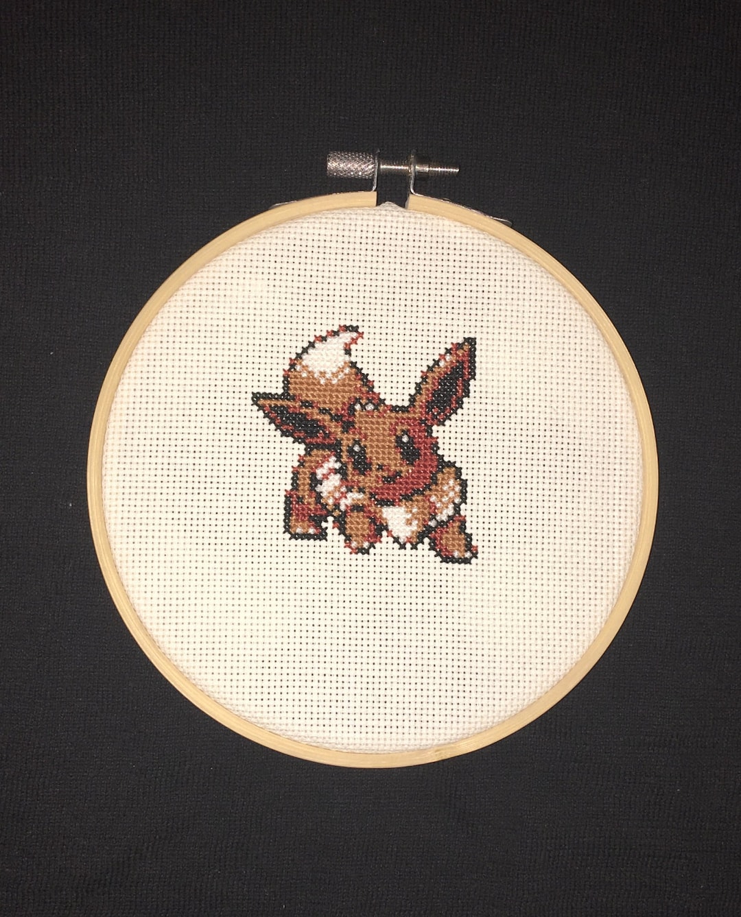 Eevee Cross Stitch Pattern Generation 2 Sprite Etsy