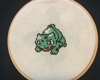Bulbasaur Cross Stitch Pattern Generation 2