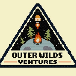 Outer Wilds Ventures cross stitch pattern