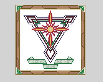 Flag of Jeuno - Final Fantasy XI Cross Stitch Pattern