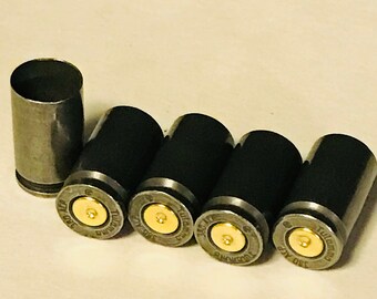 set of 5 .380 steel shell casings