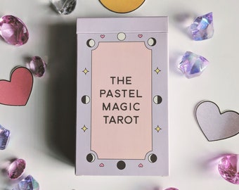 The Pastel Magic Tarot Third Edition / Tarot Cards/ Pastel Tarot / Pastel Pink Tarot / Cute Tarot / Pastel Witch Tarot / Tarot Deck