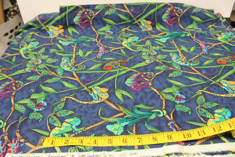 Rain Forest JS2291 by Jennifer Sampou for Robert Kaufman, 2.5 yds uncut image 2