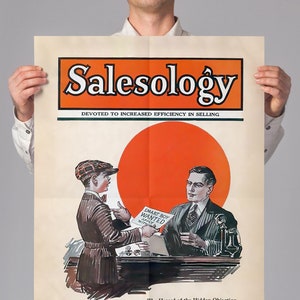 Vintage Sales Motivational Poster – Instant Download - Etsy