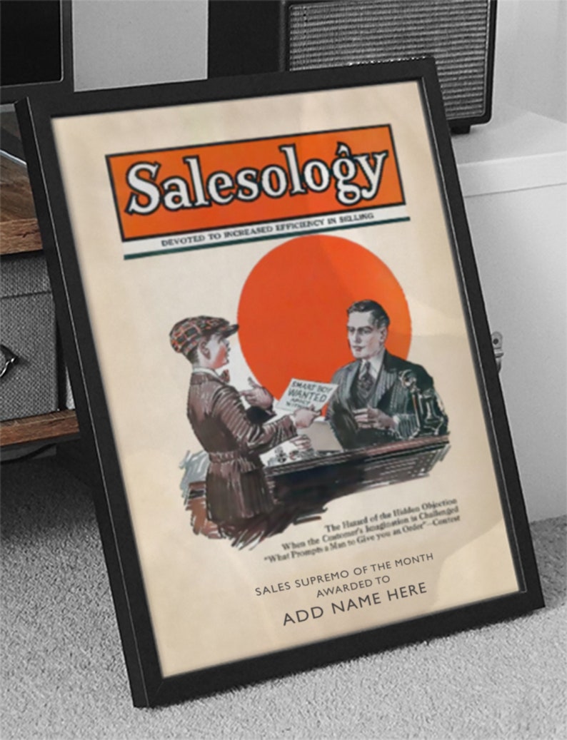 Vintage Sales Motivational Poster – Instant Download - Etsy
