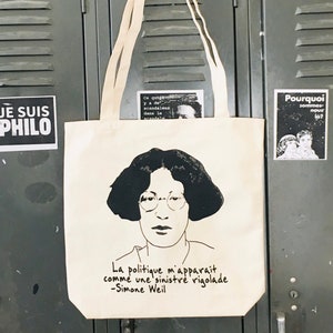 Simone Weil Tote bag