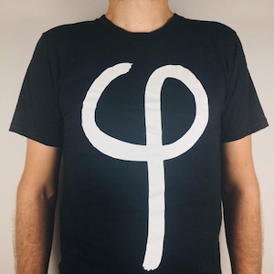 Camiseta de filosofía: Phi, la letra griega (algodón orgánico)