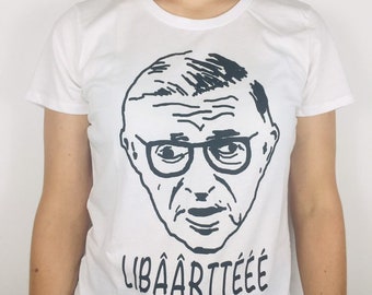 T-shirt de Jean-Paul Sartre (coton bio)