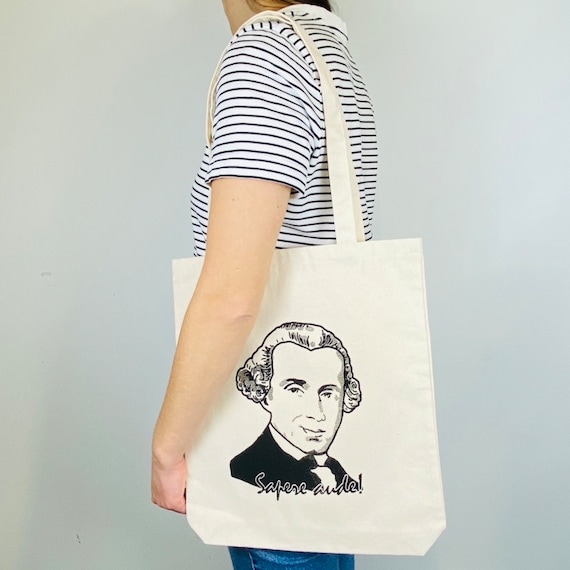 Immanuel Kant tote bag: sapere aude!