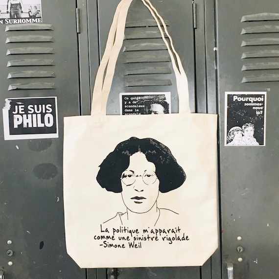 Simone Weil Tote bag