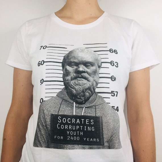 Socrates T-shirt printed on organic cotton