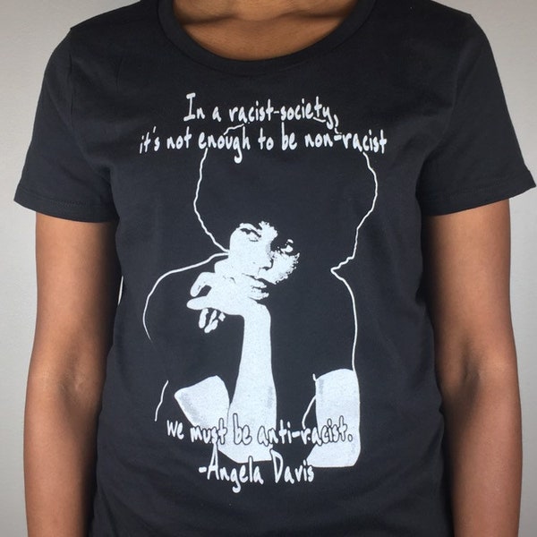 Camiseta de Angela Davis (impresa en algodón orgánico)