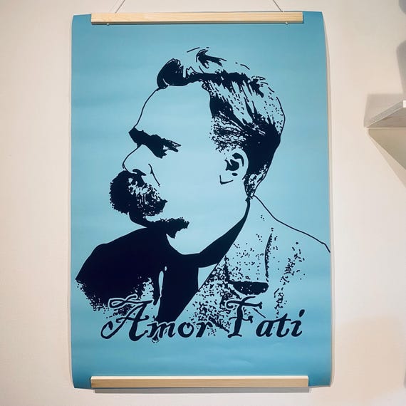 poster of Nietzsche (Amor Fati)