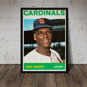 Bob Gibson, 1964 Game 7 Series MVP Greeting Card
