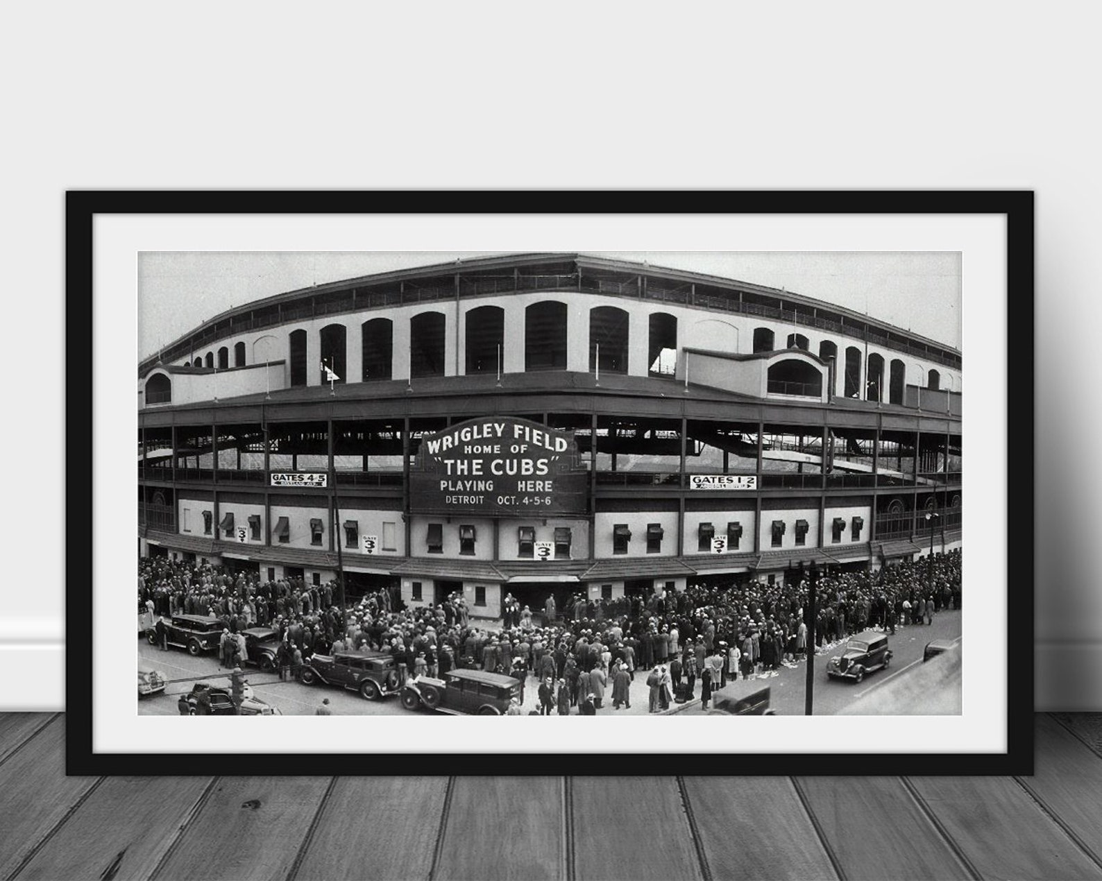 1935 WRIGLEY FIELD Print Chicago Cubs Vintage Baseball - Etsy