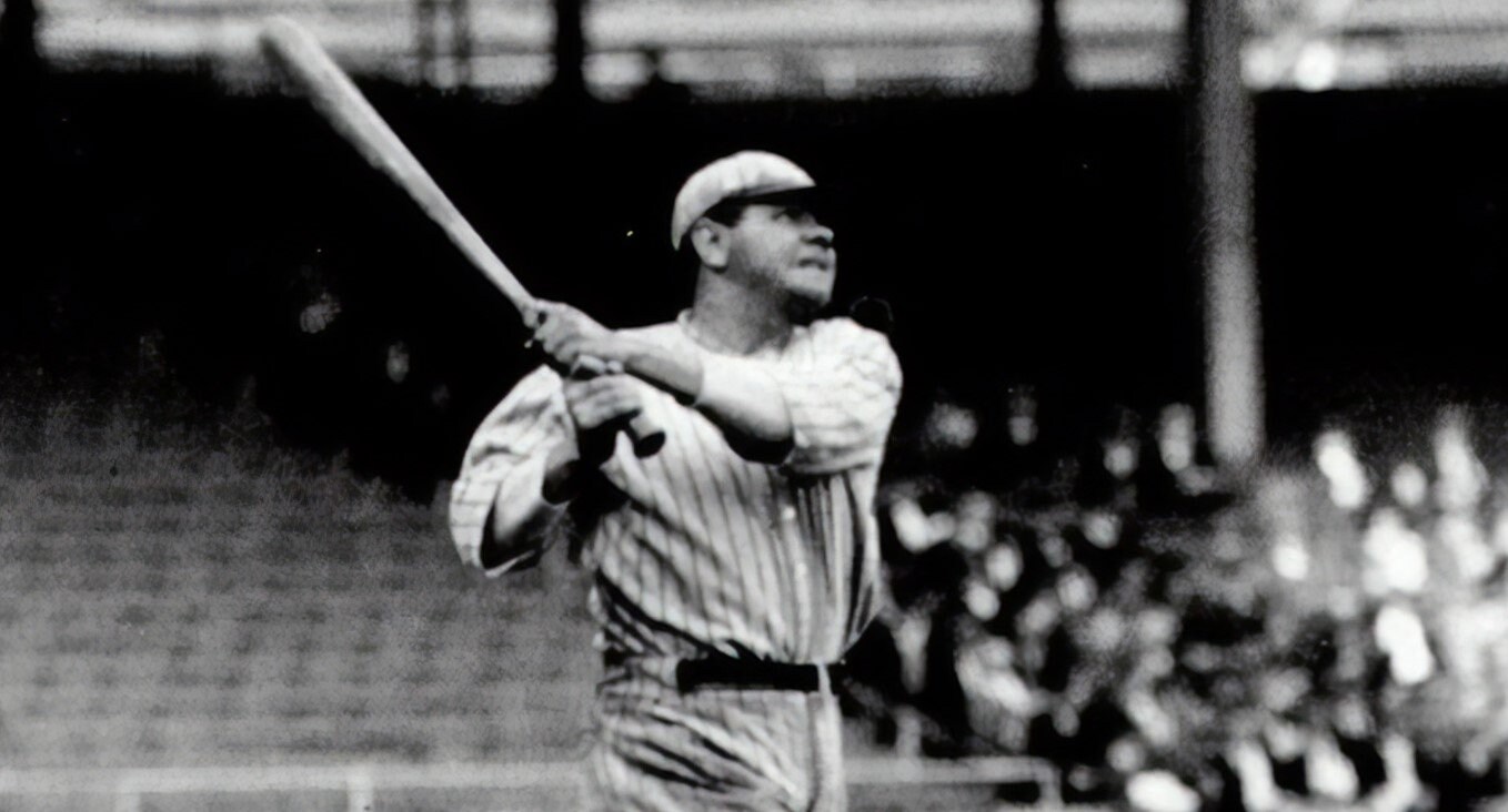 BABE RUTH Print Vintage Baseball Poster Retro Baseball - Etsy